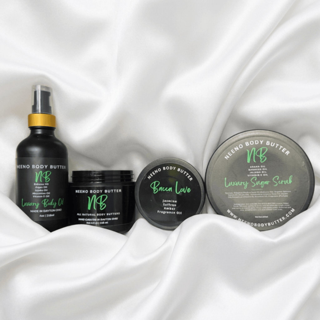Glow Ritual Bundle | Luxury Scrub, Butter & Oil | Neeno Body Butter